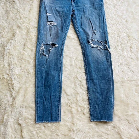 Neuw Sister Ray Distressed Denim Women's 10R - Picture 5 of 7